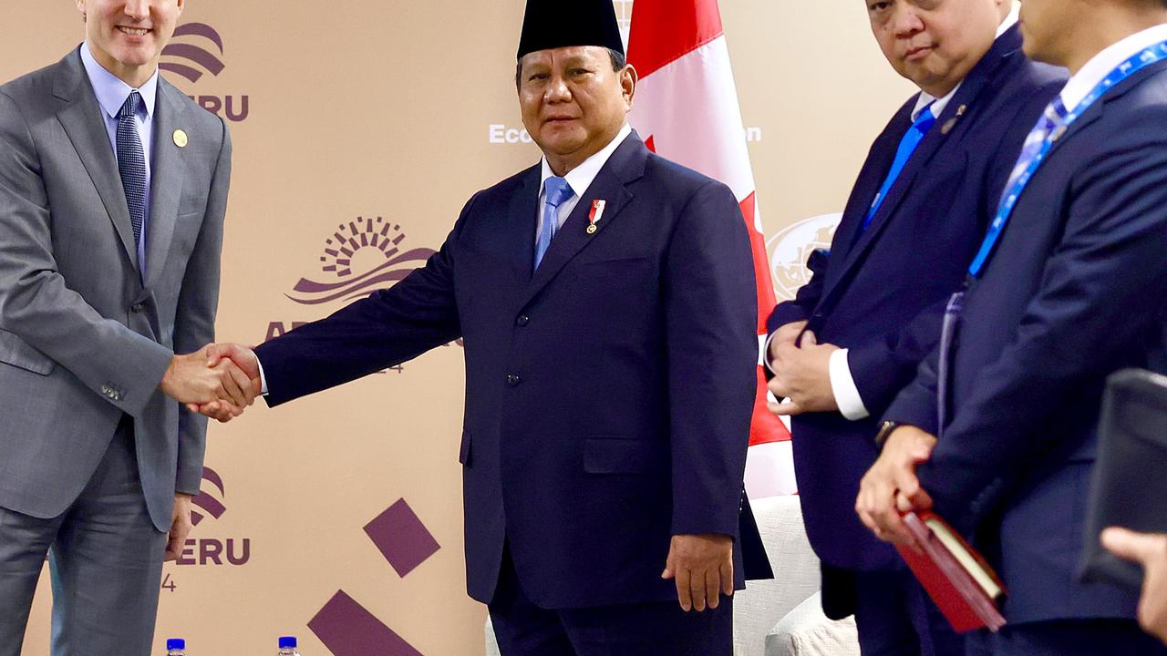 Prabowo Bertemu PM Kanada Justin Trudeau di KTT APEC