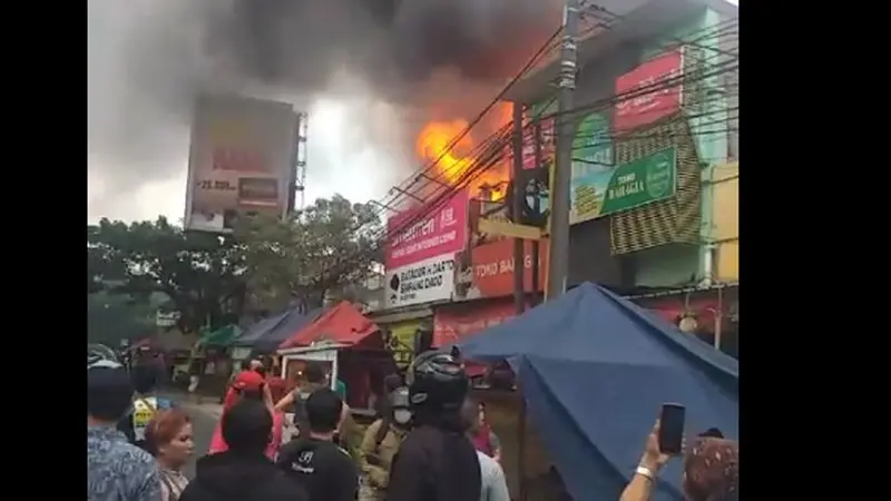 Kebakaran, Pasar Simpang Dago, Kota Bandung