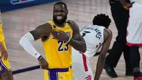 Bintang Lakers LeBron James Tak Berkutik melawan Raptors pada lanjutan NBA (AP)