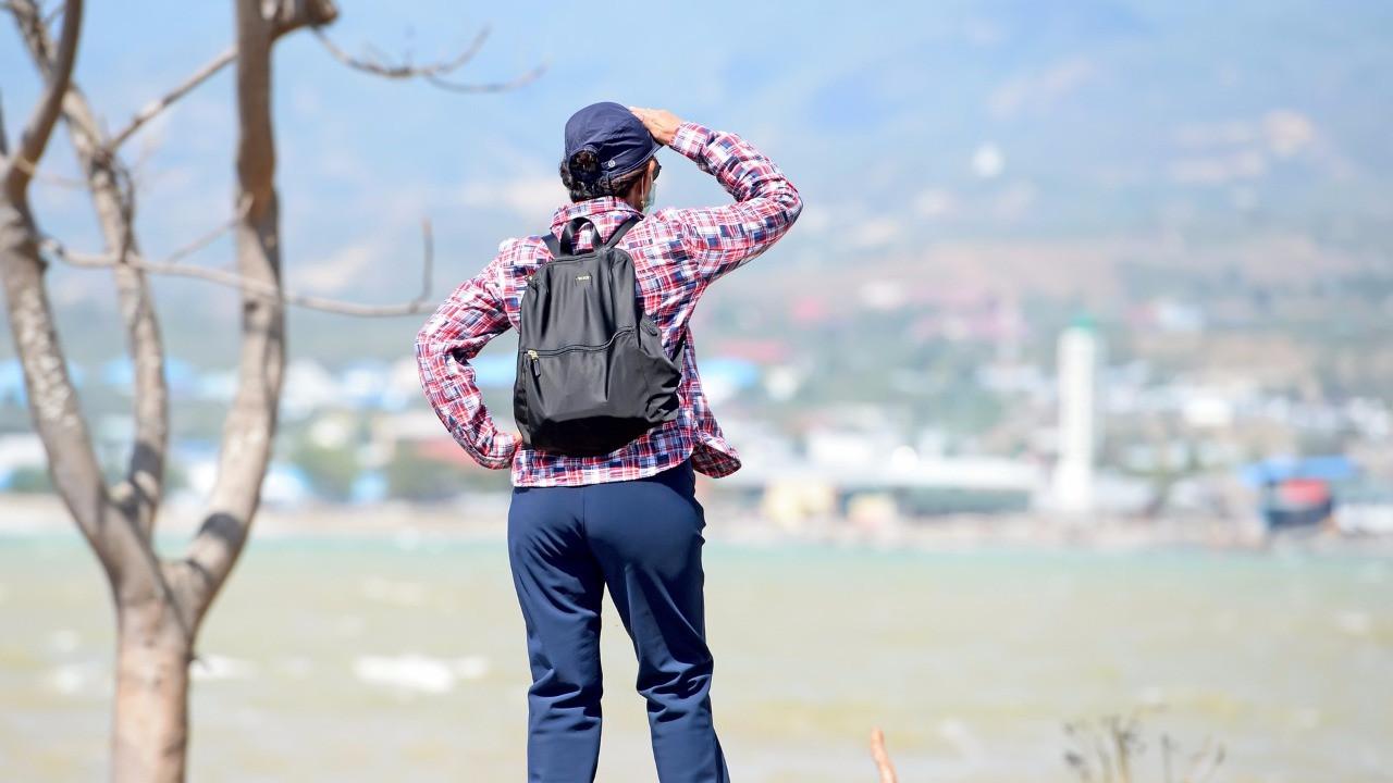 Menteri Kelautan dan Perikanan Susi Pudjiastuti saat meninjau lokasi gempa dan tsunami di Kota Palu, Sulawesi Tengah (Istimewa)