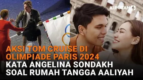 Aksi Tom Cruise di Olimpiade Paris 2024, Kata Angelina Sondakh soal Rumah Tangga Aaliyah