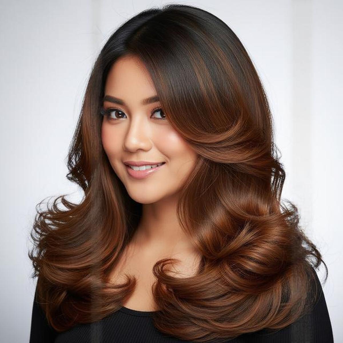 8 Model Rambut Warna Coklat Caramel 2026 yang Bikin Look Lebih Mewah, Terlihat Cantik