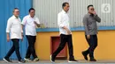 Jokowi menyatakan awal September kemarin ia telah memerintahkan untuk segera menyalurkan bantuan pangan cadangan beras pemerintah kepada masyarakat. (merdeka.com/Imam Buhori)