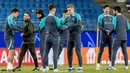 Satu-satunya kekalahan mereka terjadi di tangan Real Madrid di El Clasico beberapa hari setelah kemenangan 2-1 atas Shakhtar Donetsk. (Axel Heimken / AFP)