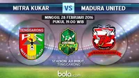 Mitra Kukar vs Madura United (bola.com/Rudi Riana)