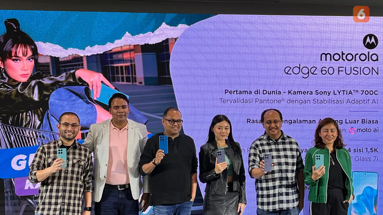 Peluncuran Motorola Edge 60 Fusion. Liputan6.com/Reanthonio Oktovier Sinanu