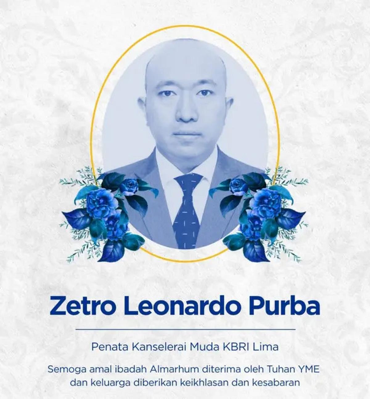 Penghormatan Terakhir Menlu Sugiono untuk Zetro Leonardo Purba: Tugasmu Selesai, Beristirahatlah dengan Tenang