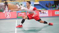Tunggal putra Indonesia, Jonatan Christie, berhasil melenggang ke semifinal Kejuaraan Bulutangkis Asia 2022 setelah mengalahkan Loh Kean Yew di&nbsp;Muntinlupa Sports Complex, Manila, Jumat (29/4/2022) malam WIB. (dok. PBSI)