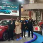 MG Motors Indonesia resmi meluncurkan harga 4 EV di Mal Kelapa Gading 3, Jakarta Utara. (Liputan6.com/Jordy Rivaldo)