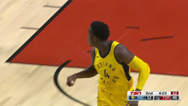 Toronto Raptors mengalahkan Indiana Pacers dengan skor 120-115 dalam lanjutan pertandingan NBA 2017-2018.