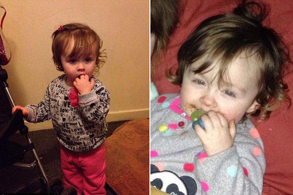 Sophia Jones, anak 2 tahun yang meninggal setelah meminum metadhone di minuman anak | copyright www.dailymail.co.uk