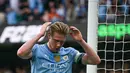 Sebelumnya, Manchester City tidak memperpanjang kontrak Kevin De Bruyne yang berakhir setelah kompetisi musim 2024/2025 selesai. (Paul ELLIS/AFP)