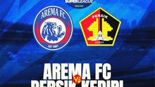 Arema FC Vs Persik Kediri, BRI Super League. (Bola.com/Benediktus Gerendo Pradigdo)