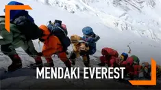 Seorang pendaki asal India Rizza Alee membagikan rekaman video-nya saat mendaki gunung everest. Ia menyebutnya sebagai pengalaman gila karena banyaknya antrian pendaki menunggu giliran menuju puncak gunung.