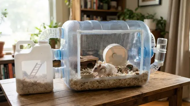 Cara Membuat Kandang Hamster dari Galon atau Jerigen Bekas