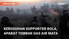 Kejadian miris kembali terjadi ketika aparat tembakkan gas air mata ke arah supporter bola. Aksi tersebut terjadi setelah pertandingan Gresik United vs Deltras usai