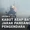Karhutla Meluas, Jarak Pandang di Jalan Lintas Timur Sumatra Tertutup Kabut Asap