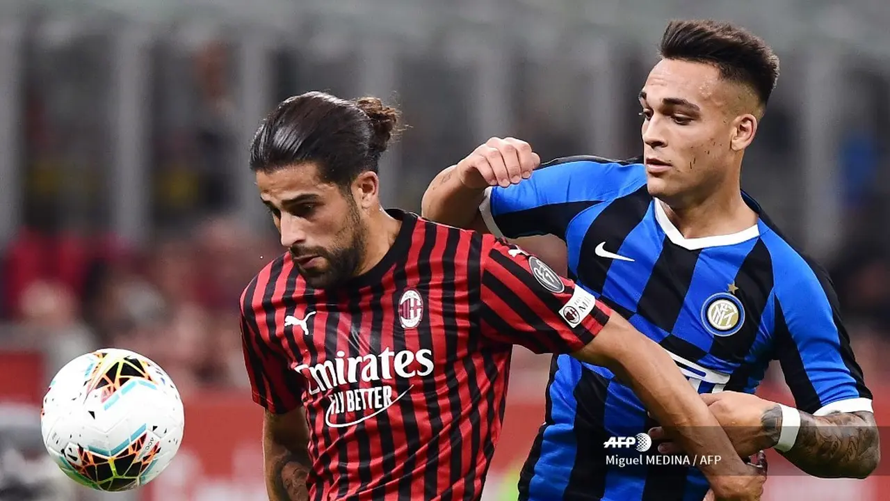AC Milan vs Inter Milan (MIGUEL MEDINA / AFP)