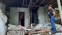 Sebanyak 42 rumah terdampak bencana tanah bergerak di Dayeuhluhur, Cilacap, Jawa Tengah. (Foto: Liputan6.com/BPBD CLP)