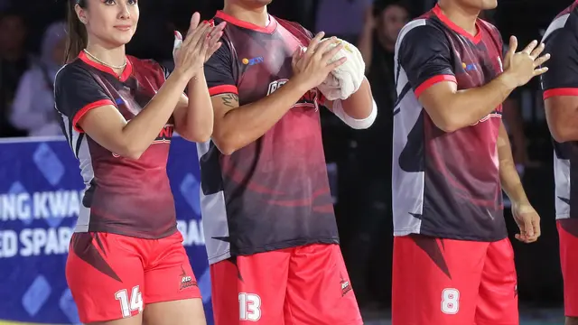 Wulan Guritno di Fun Volleyball Celebrity Match (Fimela/Adrian Putra)