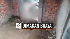 Seorang balita tewas setelah jatuh ke dalam kandang buaya di Kamboja. Korban dimakan buaya yang dipelihara orangtuanya.