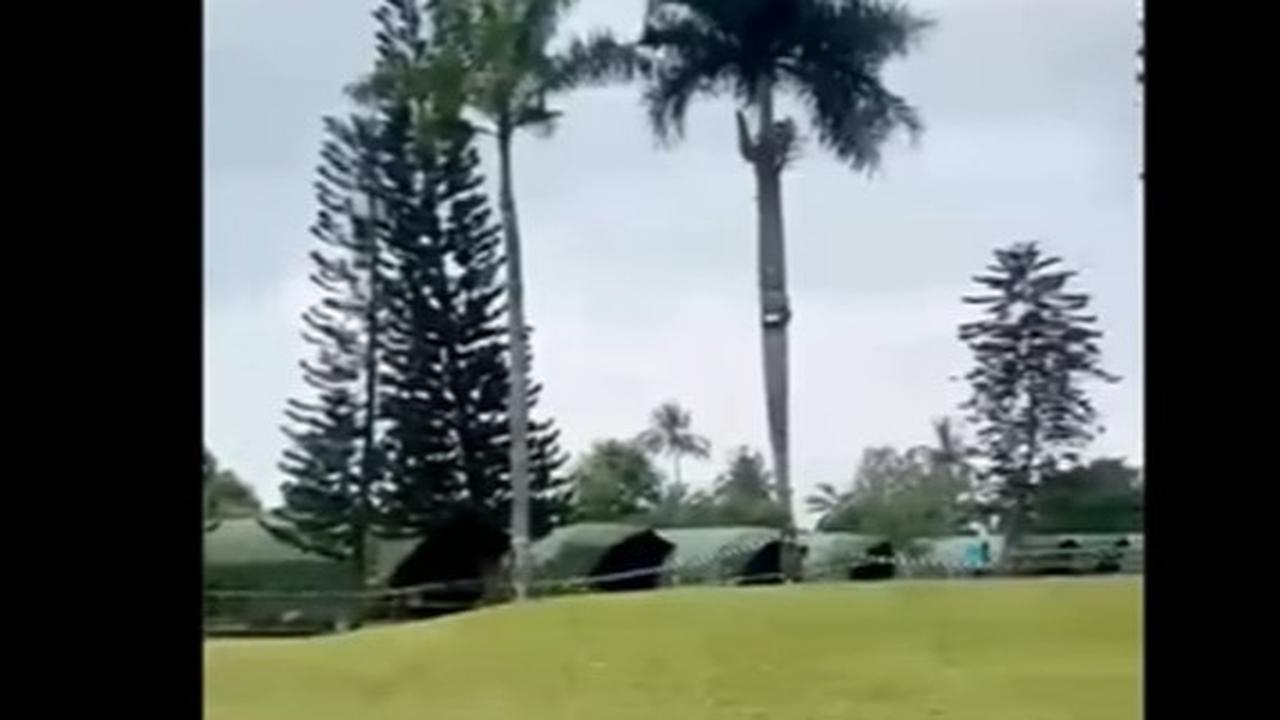 Penampakan tenda para menteri di Magelang