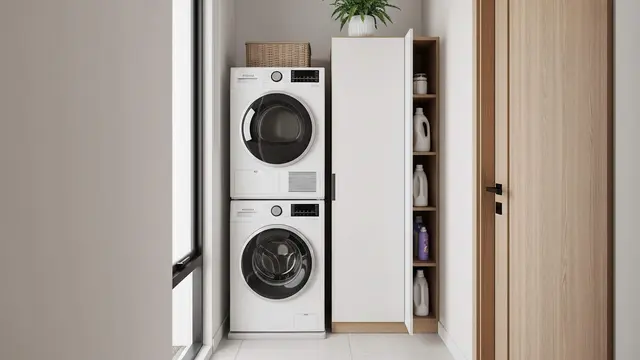 Model Tempat Cuci Baju di Sudut Rumah yang Tidak Makan Tempat