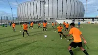 Latihan Timnas Indonesia U-16 di Jakarta International Stadium (JIS). PSSI.