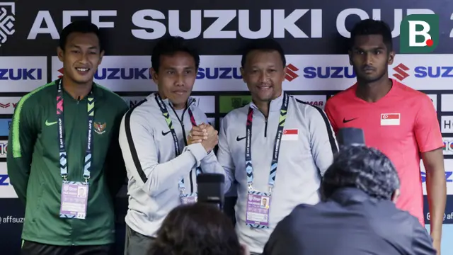 Jumpa Pers Singapura Vs Timnas indonesia