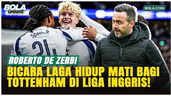 Tottenham di Ujung Tanduk, De Zerbi Andalkan Pengalaman Lawan Leeds