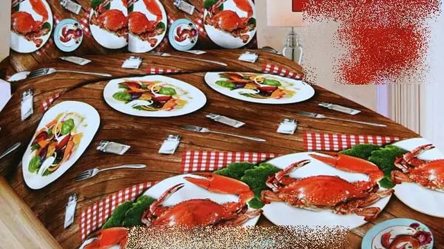 6 Motif Sprei Tema Seafood Ini Unik, Bikin Lapar Sebelum Tidur