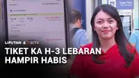 Tiket KA H-3 Lebaran Hampir Habis