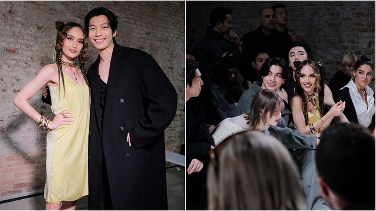 7 Potret Cinta Laura di Milan Fashion Week 2025, Memesona Bareng Seleb Internasional