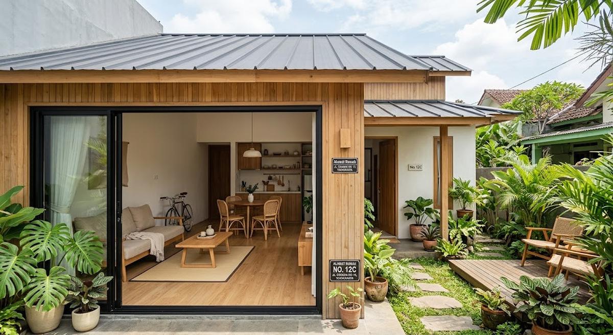 6 Model Rumah Bergaya Tropical Japandi yang Mudah Ditiru, Nyaman dan Estetik