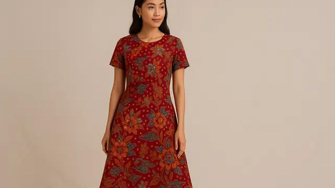 6 Model Dress Batik Terbaru 2025 yang Unik dan Stylish