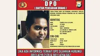 Surat DPO Syamsul Rijal alias Kijang dari Polres Pinrang (Istimewa/Fauzan)