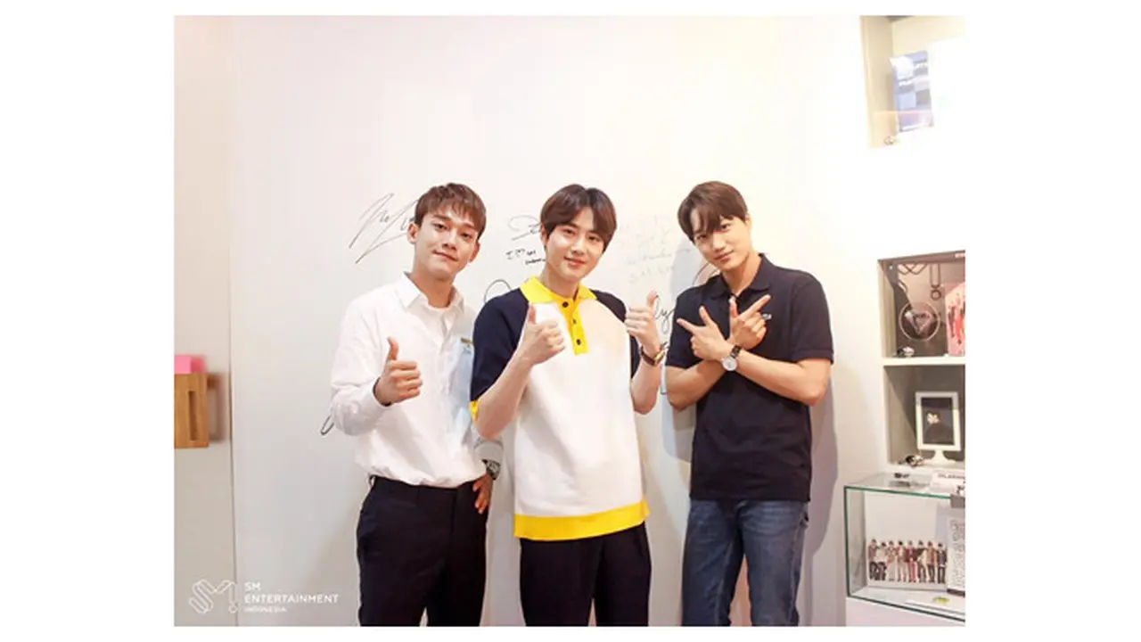 Suho, Chen dan Kai EXO Datang ke Jakarta, Dapat Batik Hingga Bocoran Project Baru