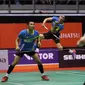 Ganda putra Indonesia, Fajar Alfian/Muhammad Rian Ardianto, mengalahkan Goh V Shem/Tan Wee Kiong, pada final Malaysia Masters 2018, Minggu (21/1/2018). (BWF)