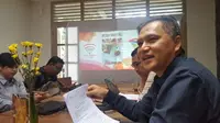 Media Briefing layanan rebranding Telkom, yakni WiFi Corner dan WiFi Station di Jakarta, Rabu (27/12/2017). (Liputan6.com/Corry Anestia)