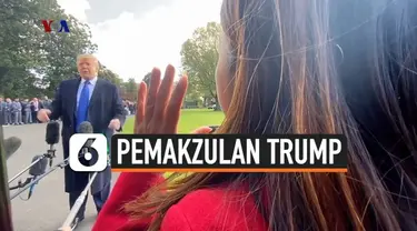 Presiden AS Donald Trump pekan ini menghadapi adanya dengar pendapat terbuka di DPR-AS terkait penyelidikan pemakzulan terhadap dirinya.