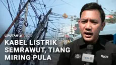 Siapapun pasti berasa lagi uji nyali kalo melintas di Jalan Pademangan, Jakarta Utara, belakangan ini. Selain kabel semrawut, tiangnya kini juga miring ke badan jalan hingga nyaris roboh.
