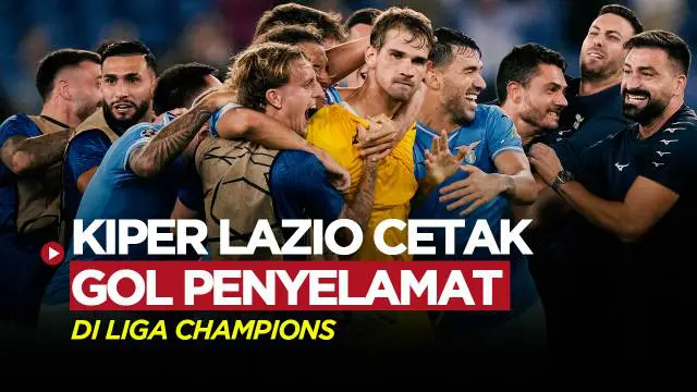 Berita video gol ajaib dari penjaga gawang Lazio, Ivan Provedel, selamatkan Lazio dari kekalahan saat melawan Ateltico Madrid di Liga Champions pada Rabu (20/9/2023).