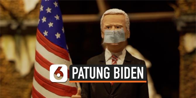 VIDEO: Seniman Italia Sisipkan Patung Joe Biden dalam Kandang Natal Tradisional