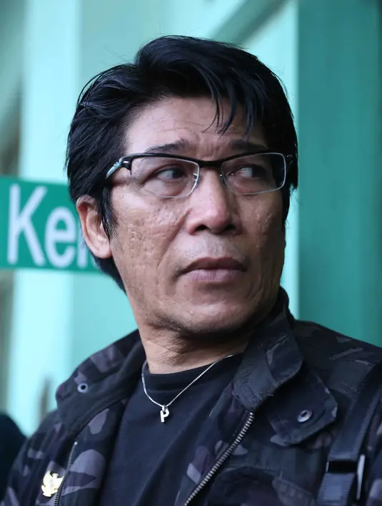 Budi Anduk juga menjadi koordinator penonton Ngelaba. Acara komedi grup lawak Patrio (Eko, Parto dan Akri) yang sempat sukses, dan tayang sekitar 13 tahun. (Nurwahyunan/Bintang.com)