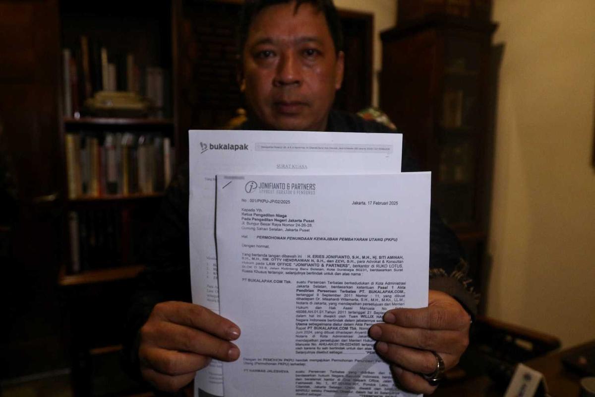 Bukalapak Ajukan Permohonan Penundaan Kewajiban Pembayaran Utang Terhadap Harmas