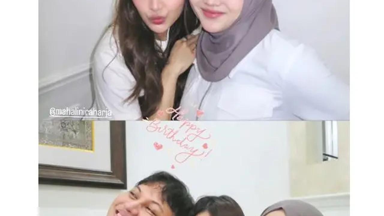 6 Potret Putri Delina di Ulang Tahun Mahalini ke-25, Kedekatan Ipar yang Manis