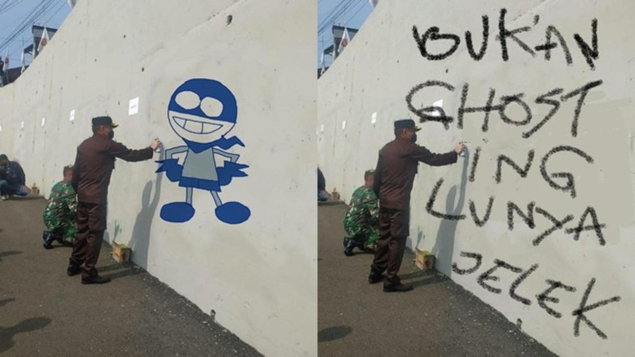 6 Editan Foto ala Netizen di Coretan Tembok Ini Kocak