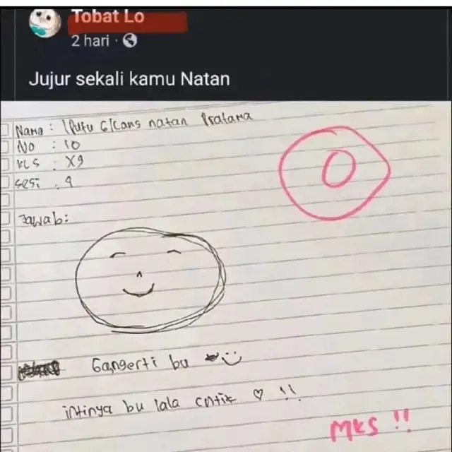 6 Jawaban Murid Pakai Emotikon Ini Kocak, Merayu Guru Agar Dapat Nilai Bagus