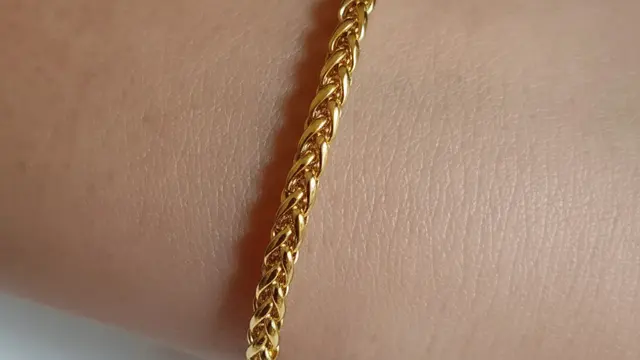 Gelang tambang tali kepang (Gemini AI)