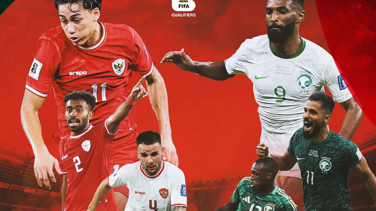 Kualifikasi Piala Dunia 2026 - Timnas Indonesia Vs Arab Saudi - Duel Pemain